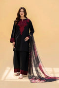 Zullbury 3Pc Dhanak With Heavy Embroidery