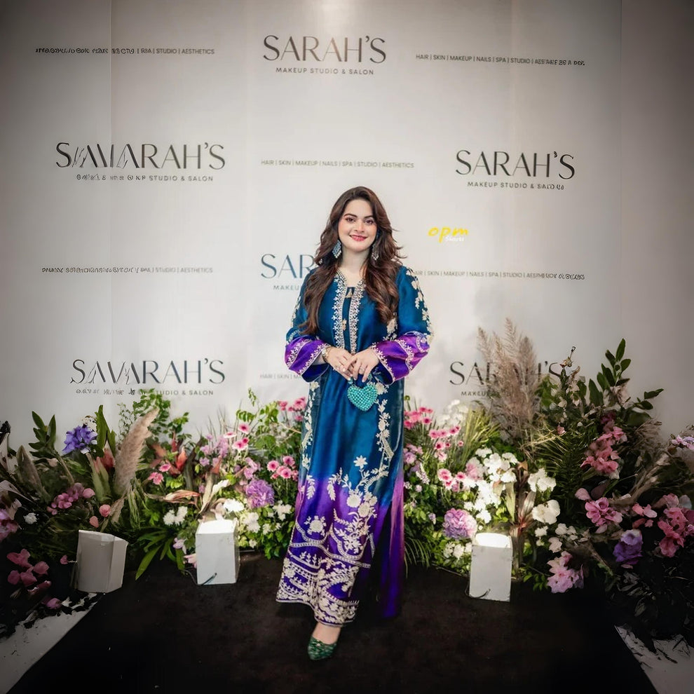 Silk unstitch double shade digital printed Most luxury article arrived