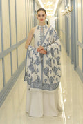 BAREEZE WINTER Lawn  UNSTITCHED 3PC WITH HEAVY EMBROIDERED SHAWL