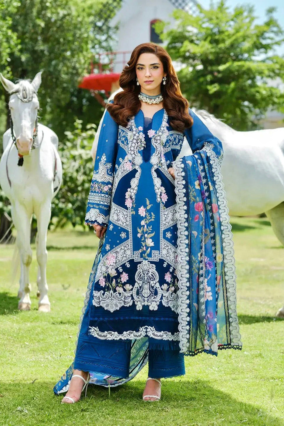 SUMMER COLLECTION 🌻_* *ALHAMDULILAH* *NOOR KHAS* 3pc Summer Casual Collection Code:21