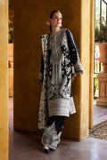 Hussain Rehar 004 3PC Unstitched Luxury Lawn Heavy Embroidered Suit