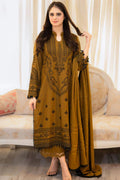 LIBAAS-3PC lawn  EMBROIDERED SHIRT WITH lawn  EMBROIDERED SHAWL & EMB TROUSER
