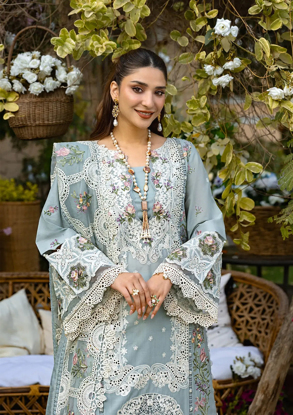ELAF | SAMAA |UNSTITCHED LAWN 3PC