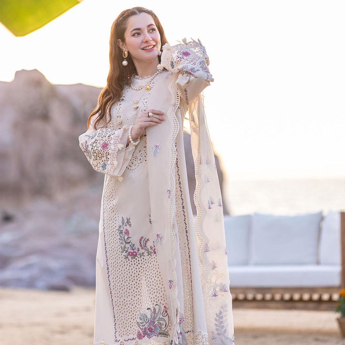 *BRAND NAME* QALAMQAR WEAR BY  HANIA AMIR