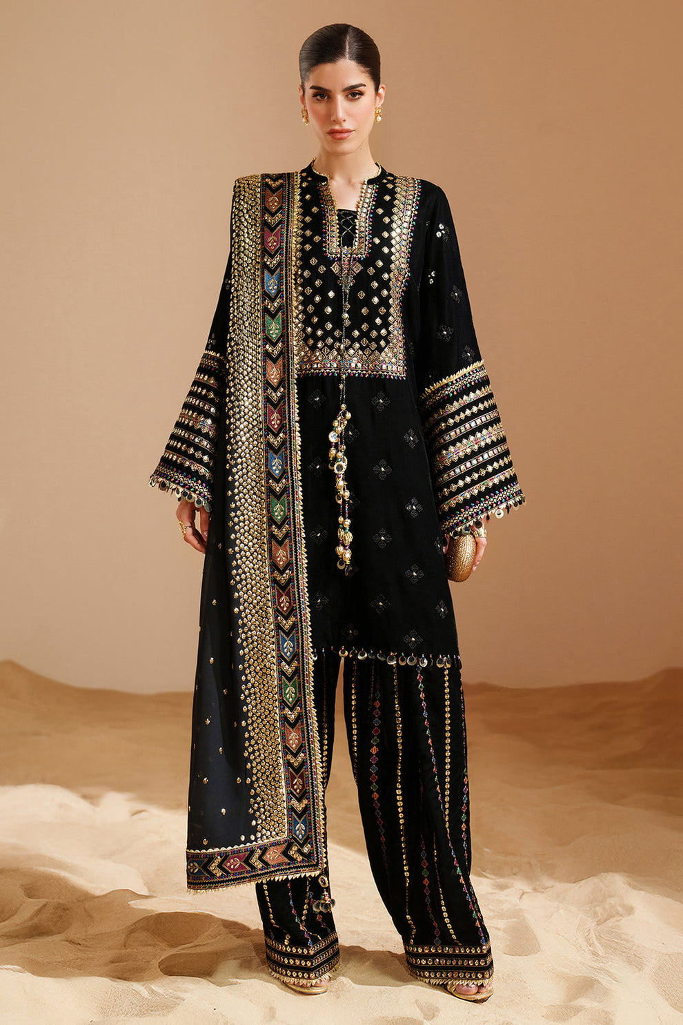 Jazmin Most luxurious article arrived in lawn 90/88 with fully embroided work ready to wear shawl