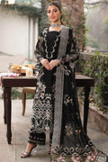 KAHF 3PC UNSTITCHED DHANAK EMBROIDERED WITH EMBROIDERED SHAWL & PLAIN DHANAK TROUSER